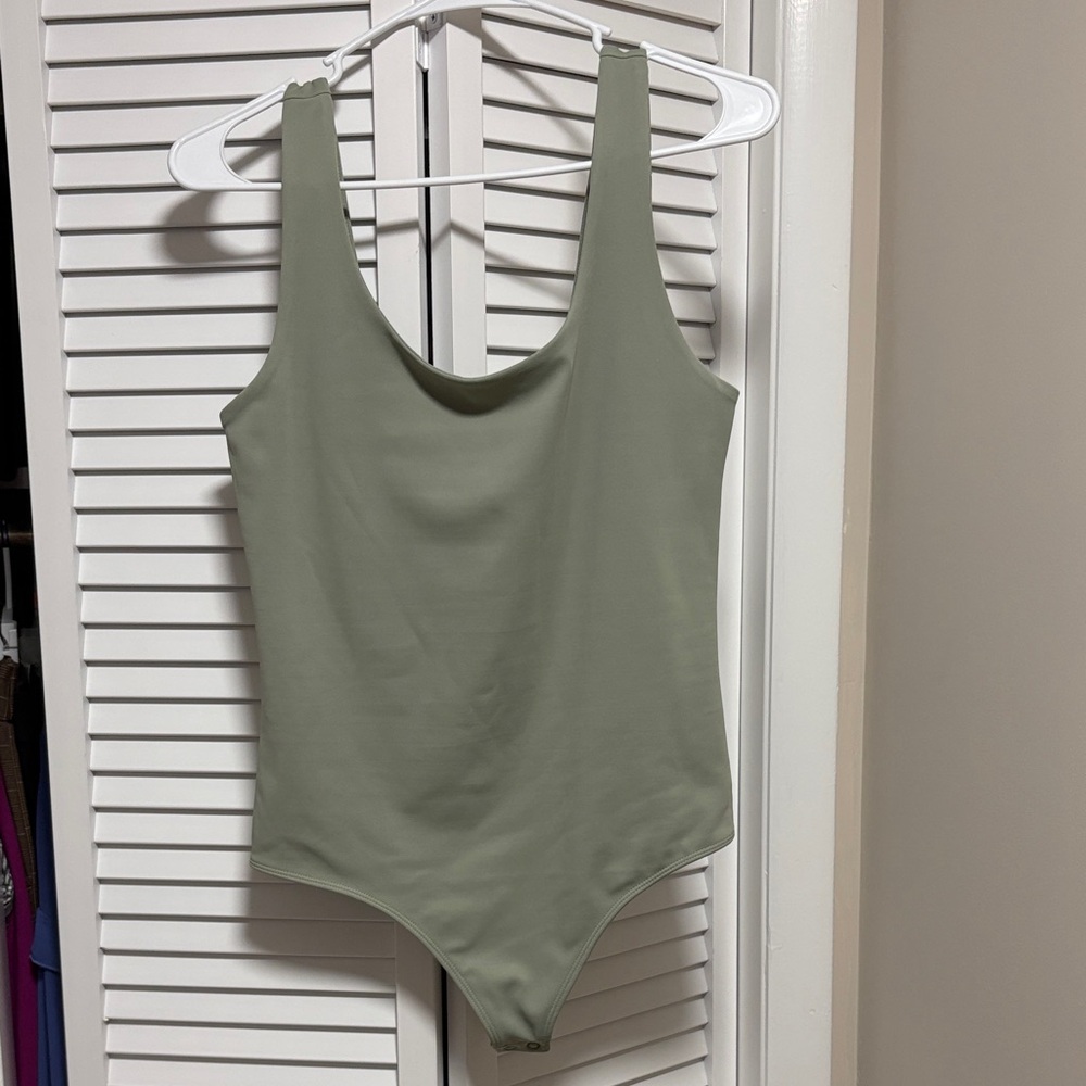 Express Sage Green Bodysuit
